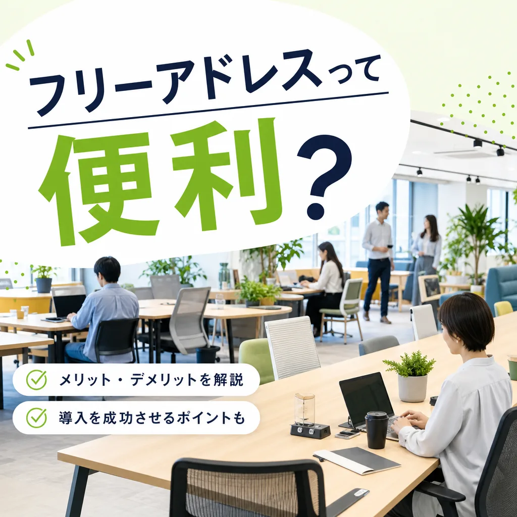 フリーアドレスって便利？