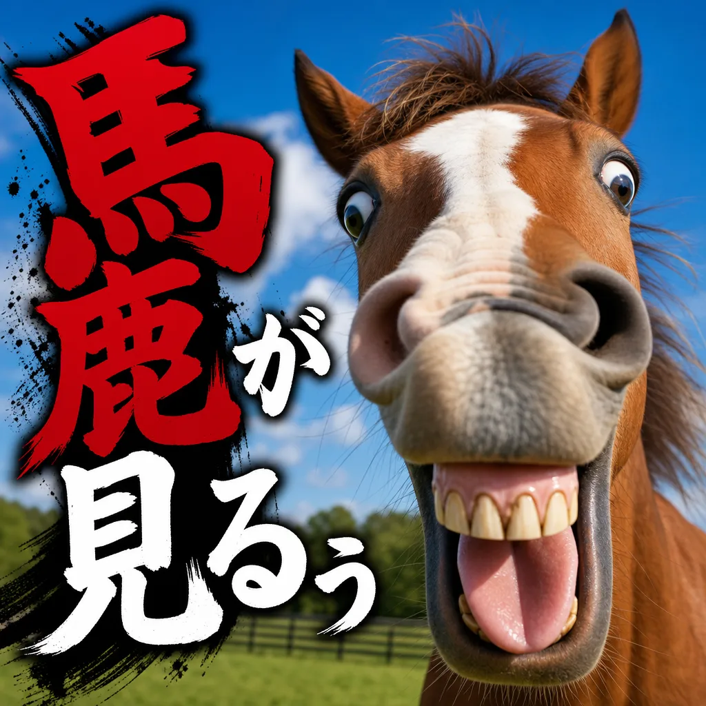 馬鹿が見るぅ