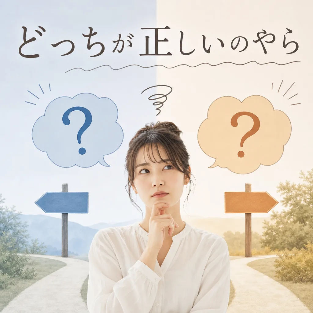 どっちが正しいのやら