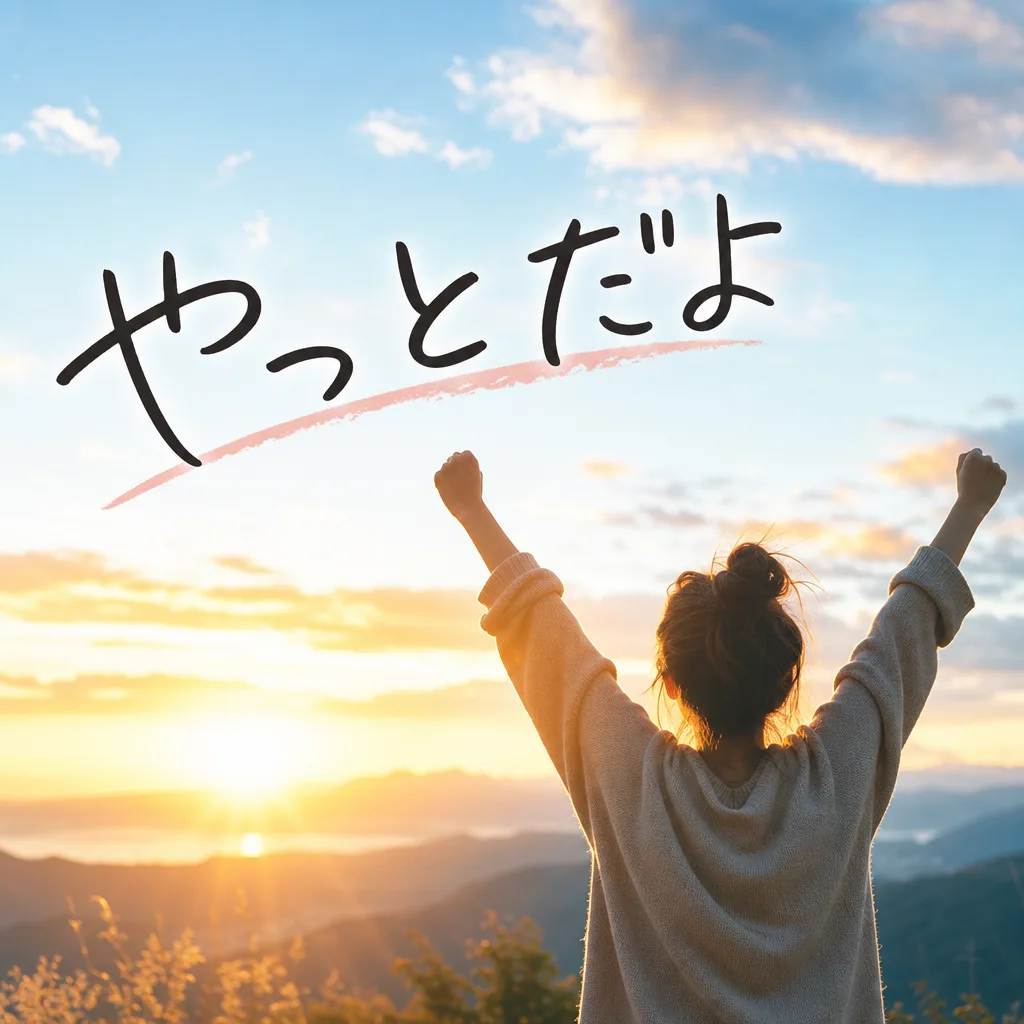 やっとだよ