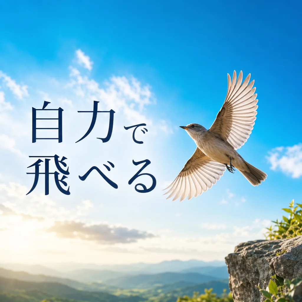 自力で飛べる