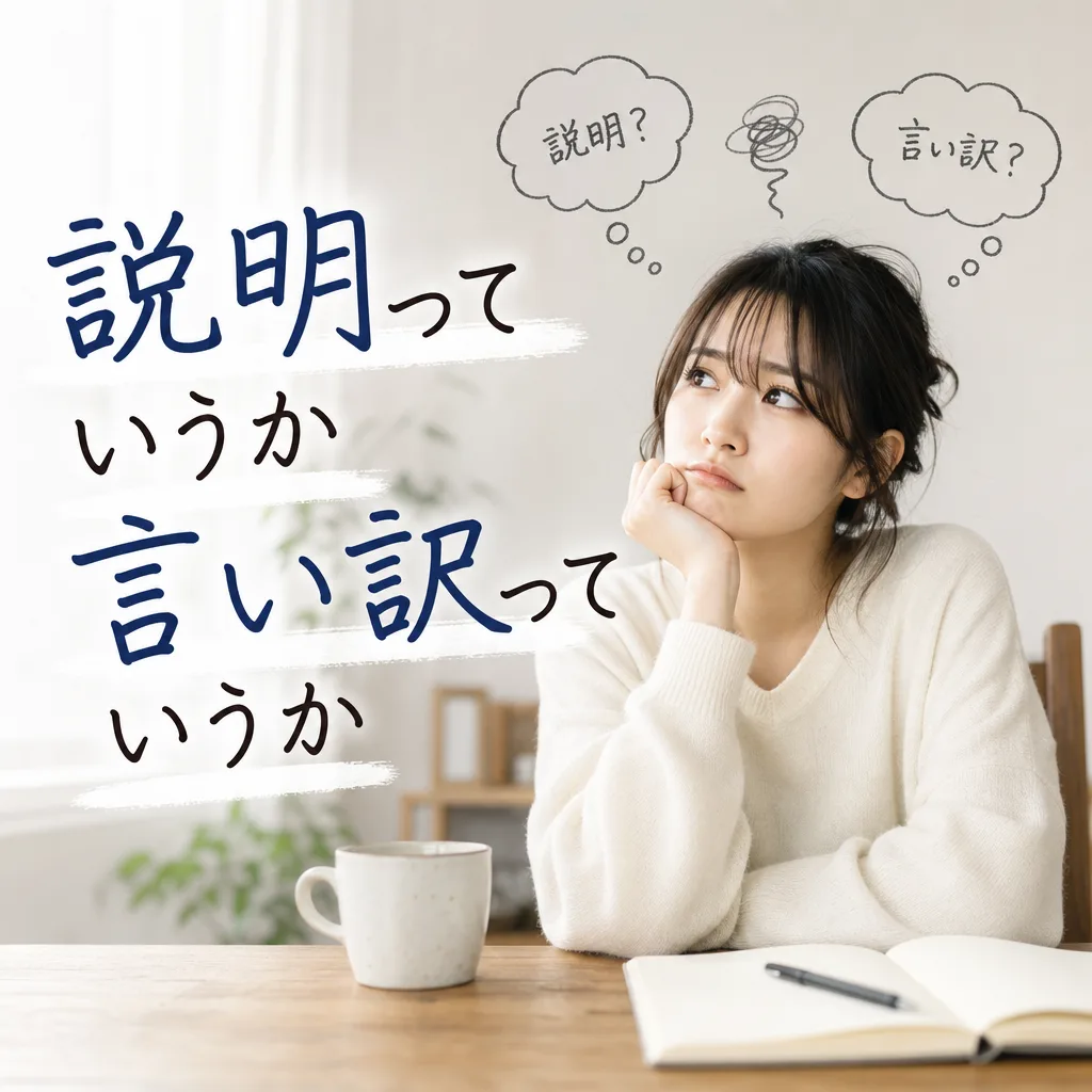 説明っていうか言い訳っていうか