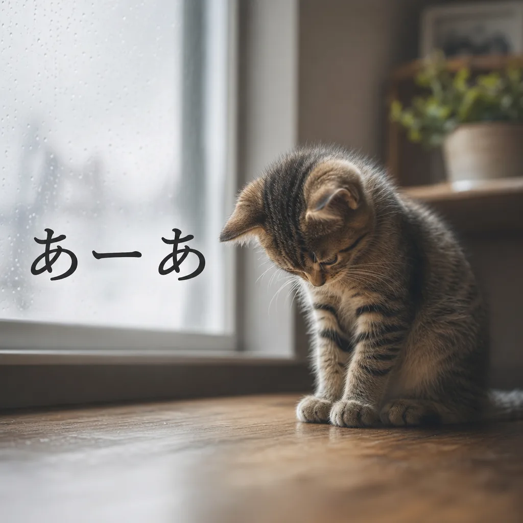 あーあ