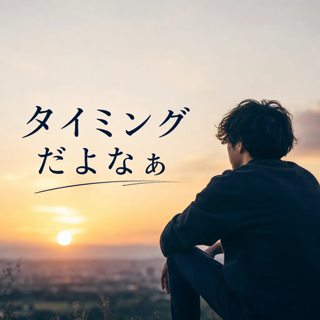 タイミングだよなぁ