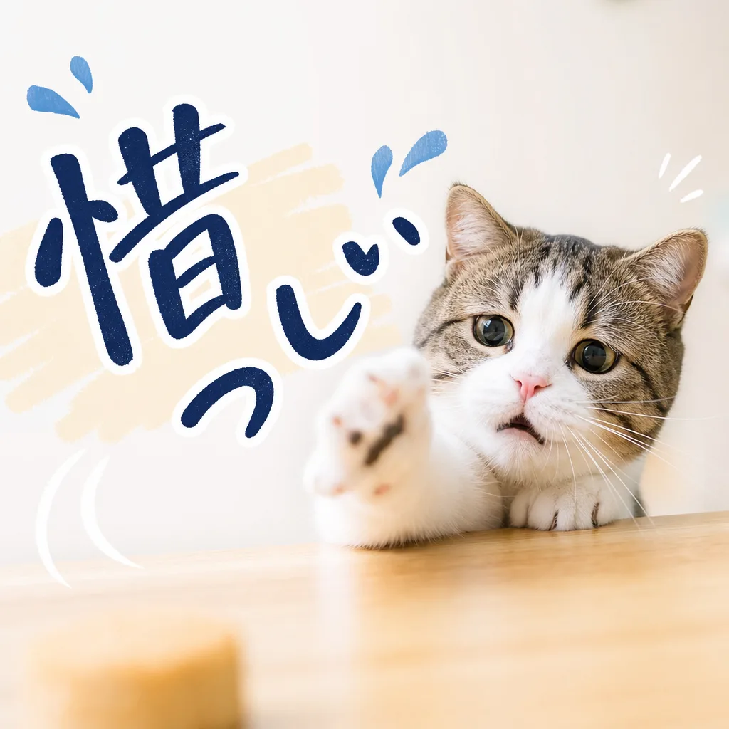惜しいっ