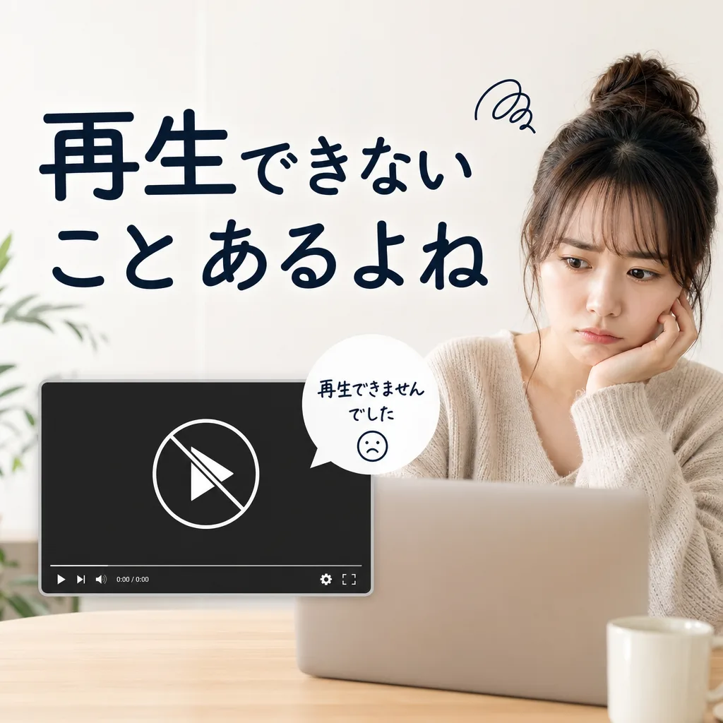 再生できないことあるよね