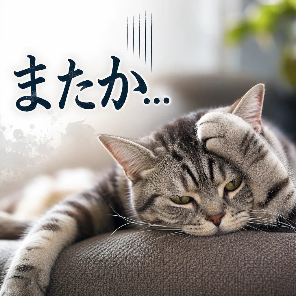またか...