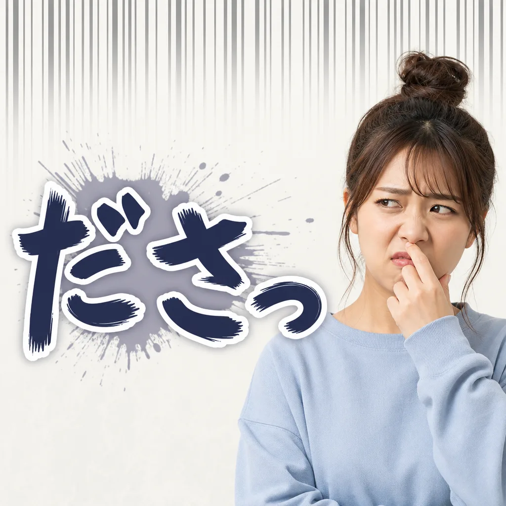 ださっ