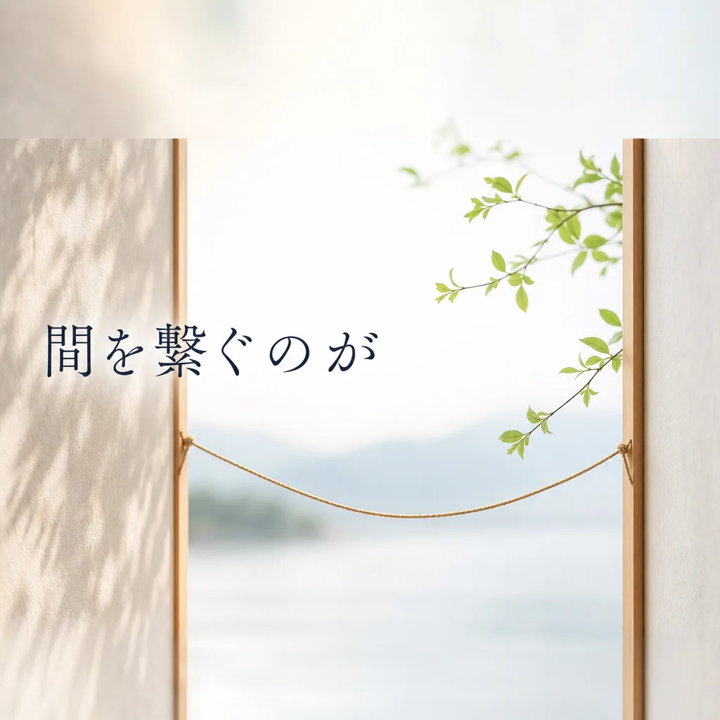 間を繋ぐのが