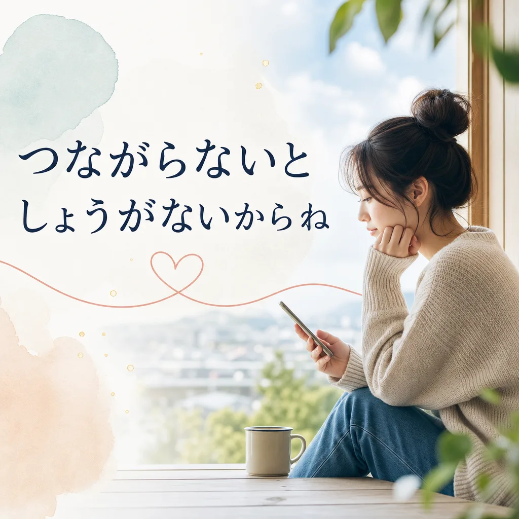 つながらないとしょうがないからね