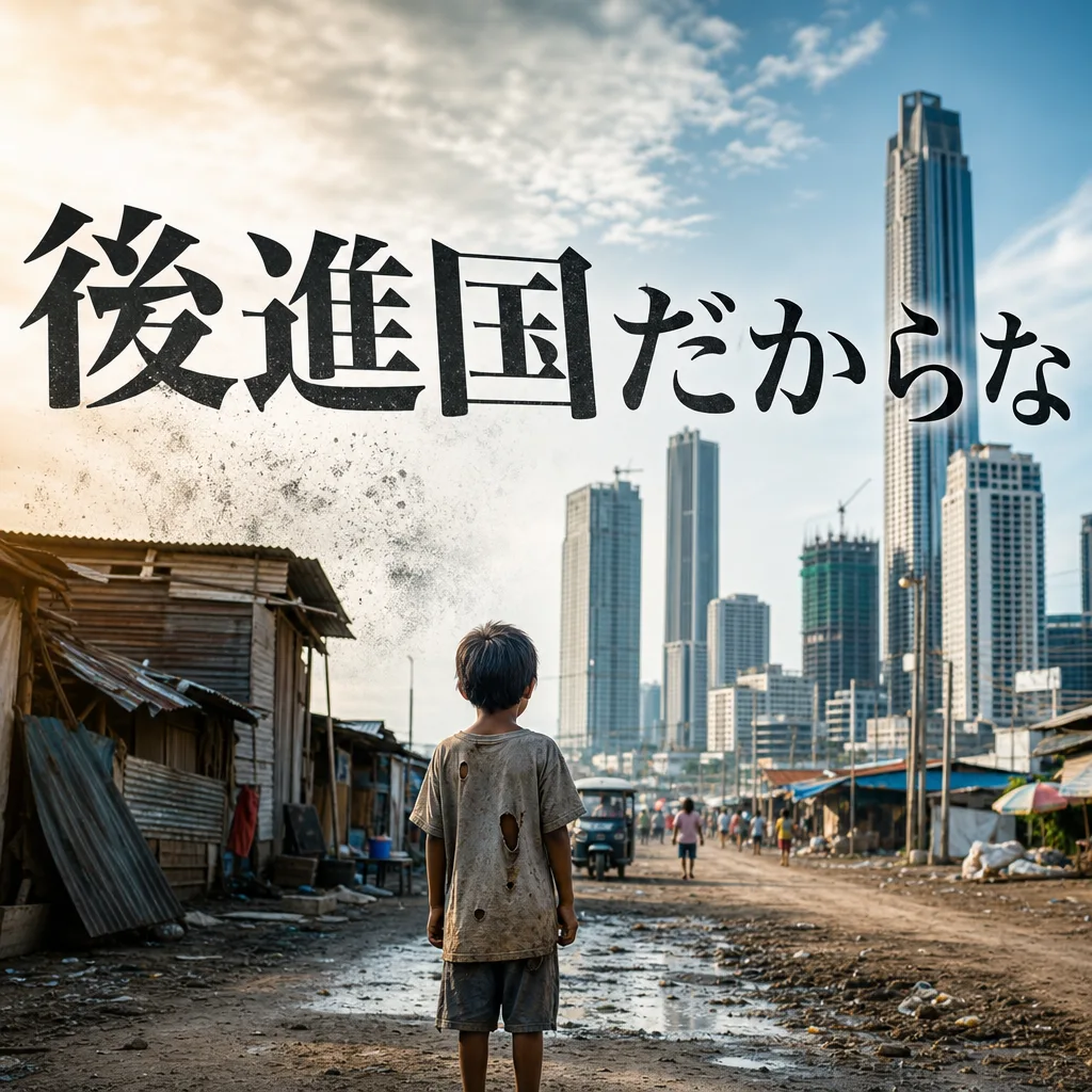 後進国だからな