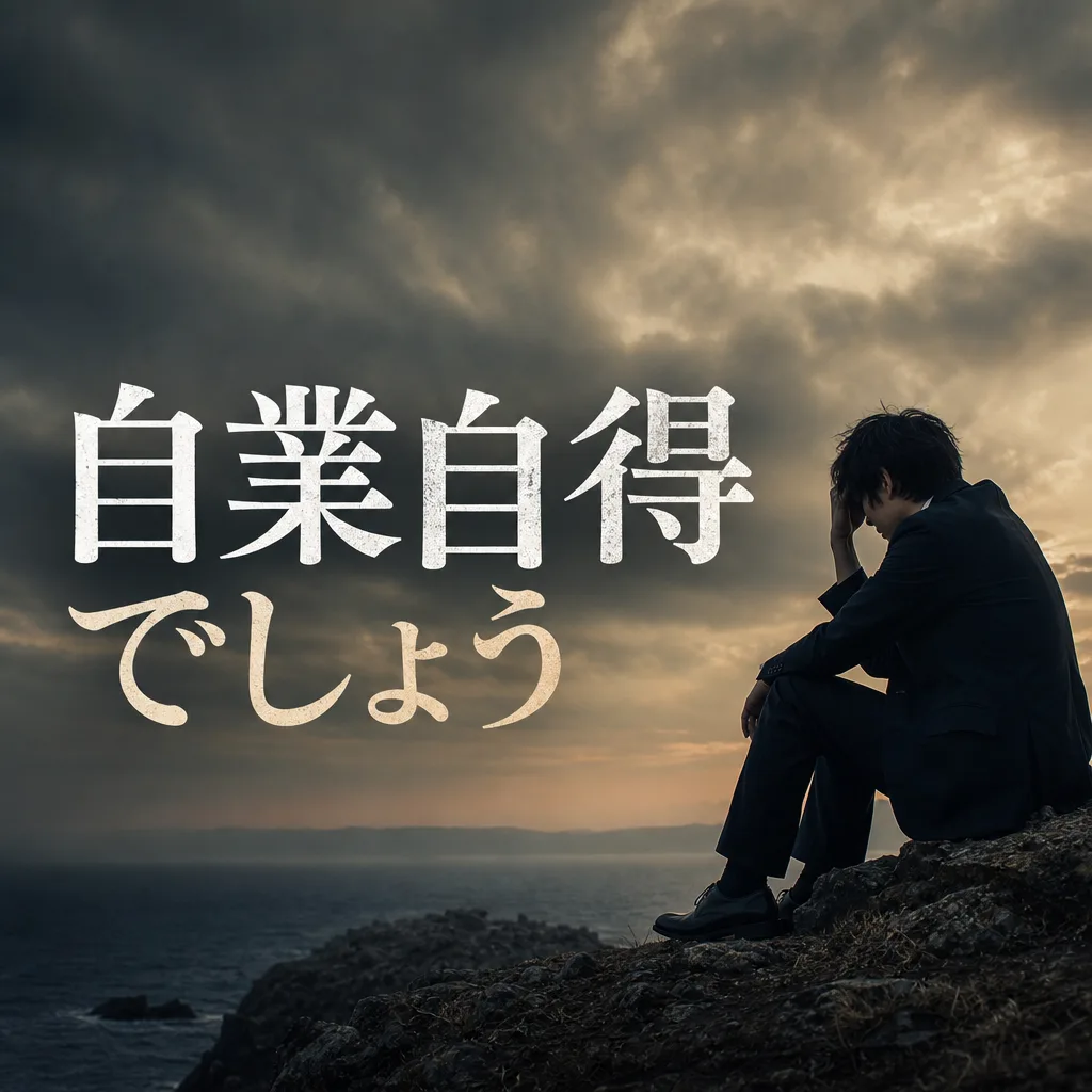 自業自得でしょう