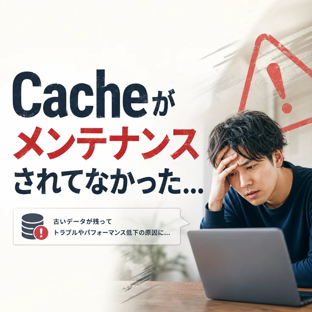 Cacheがメンテナンスされてなかった...
