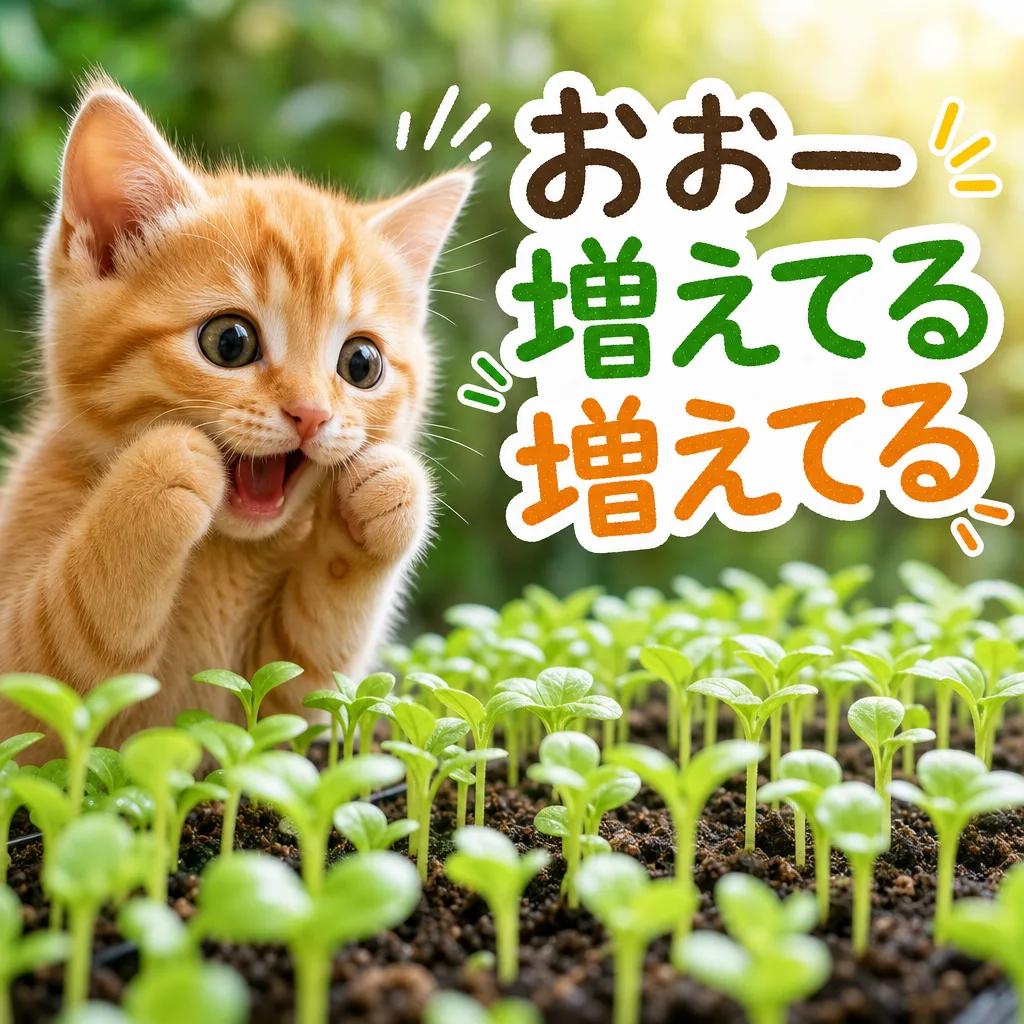 おおー増えてる増えてる