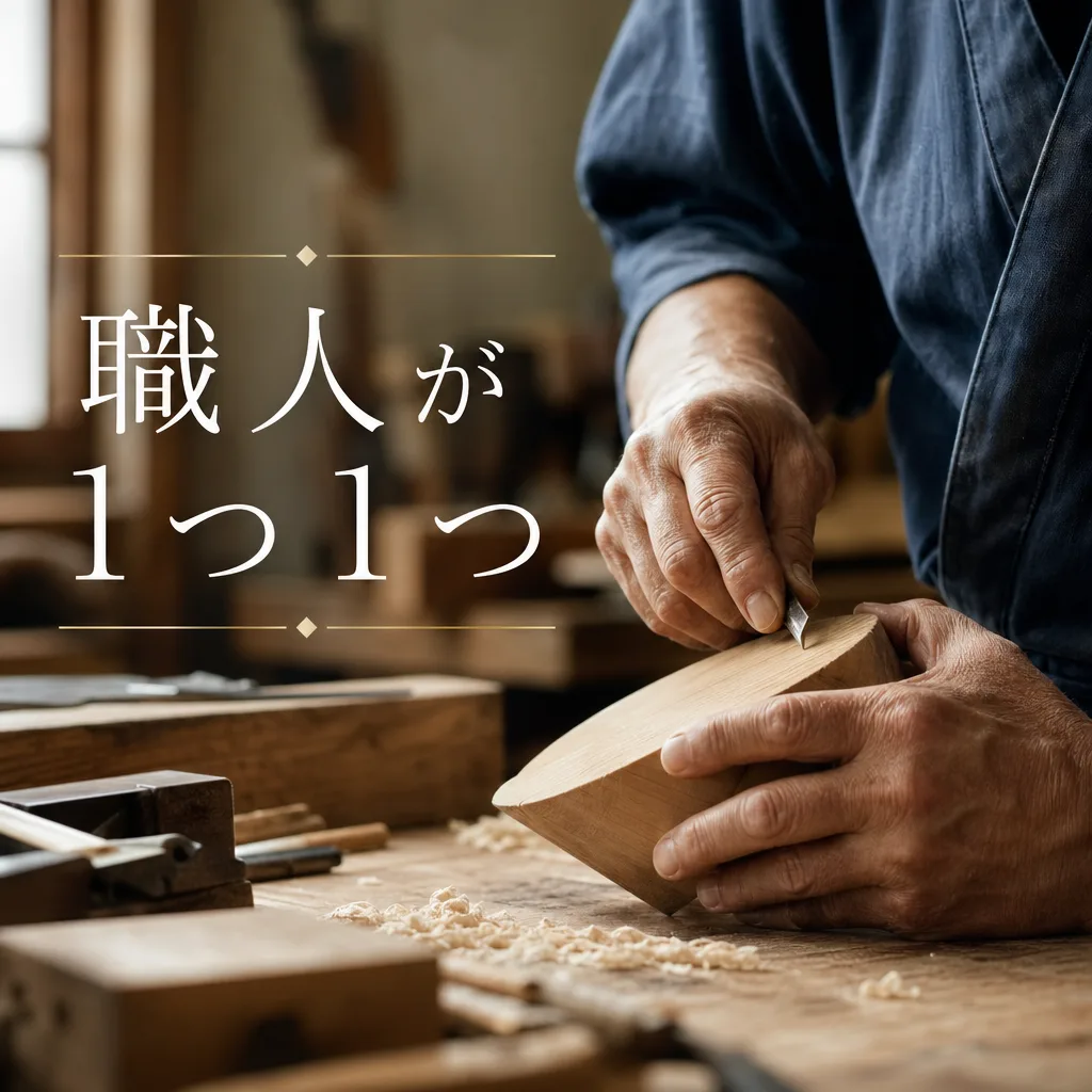 職人が１つ１つ