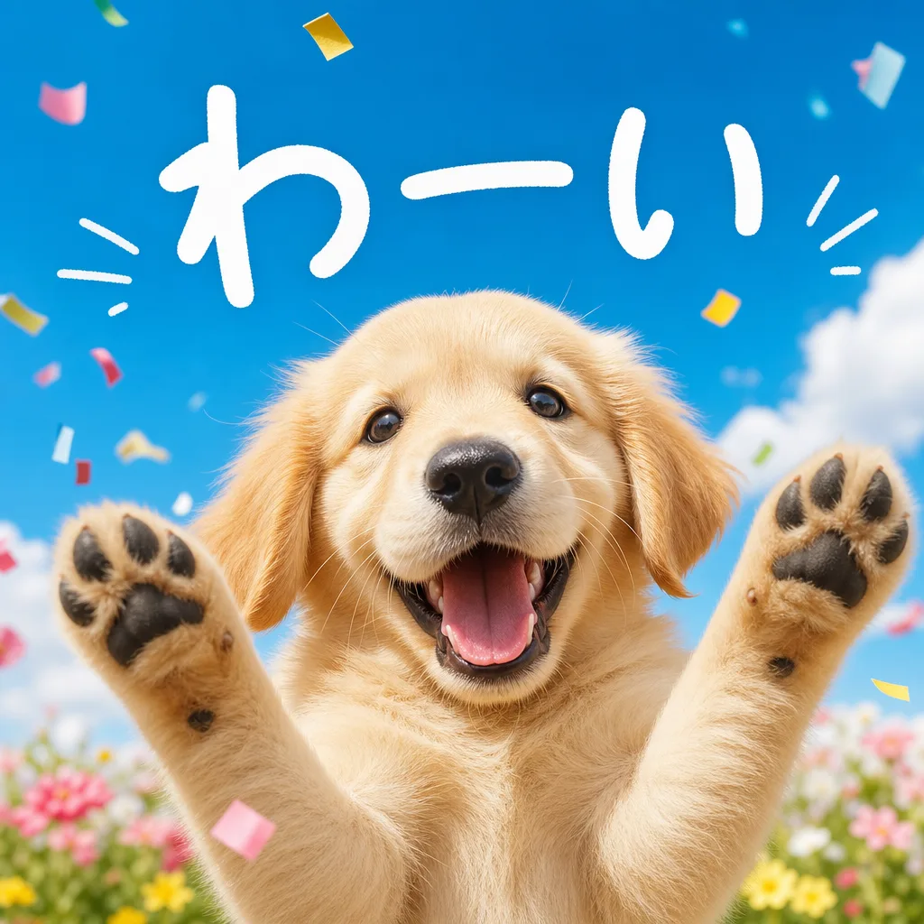 わーい