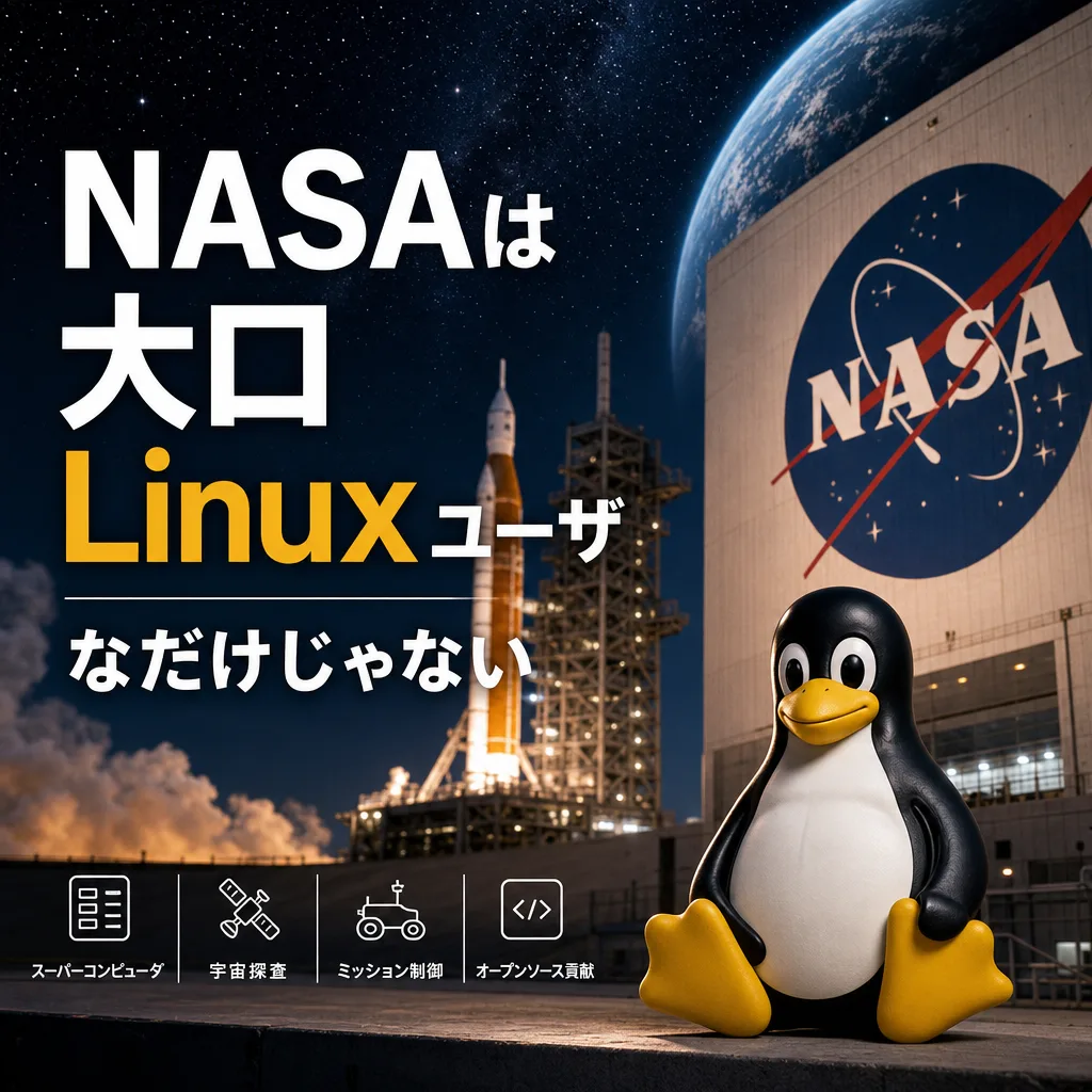 NASAは大口Linuxユーザなだけじゃない