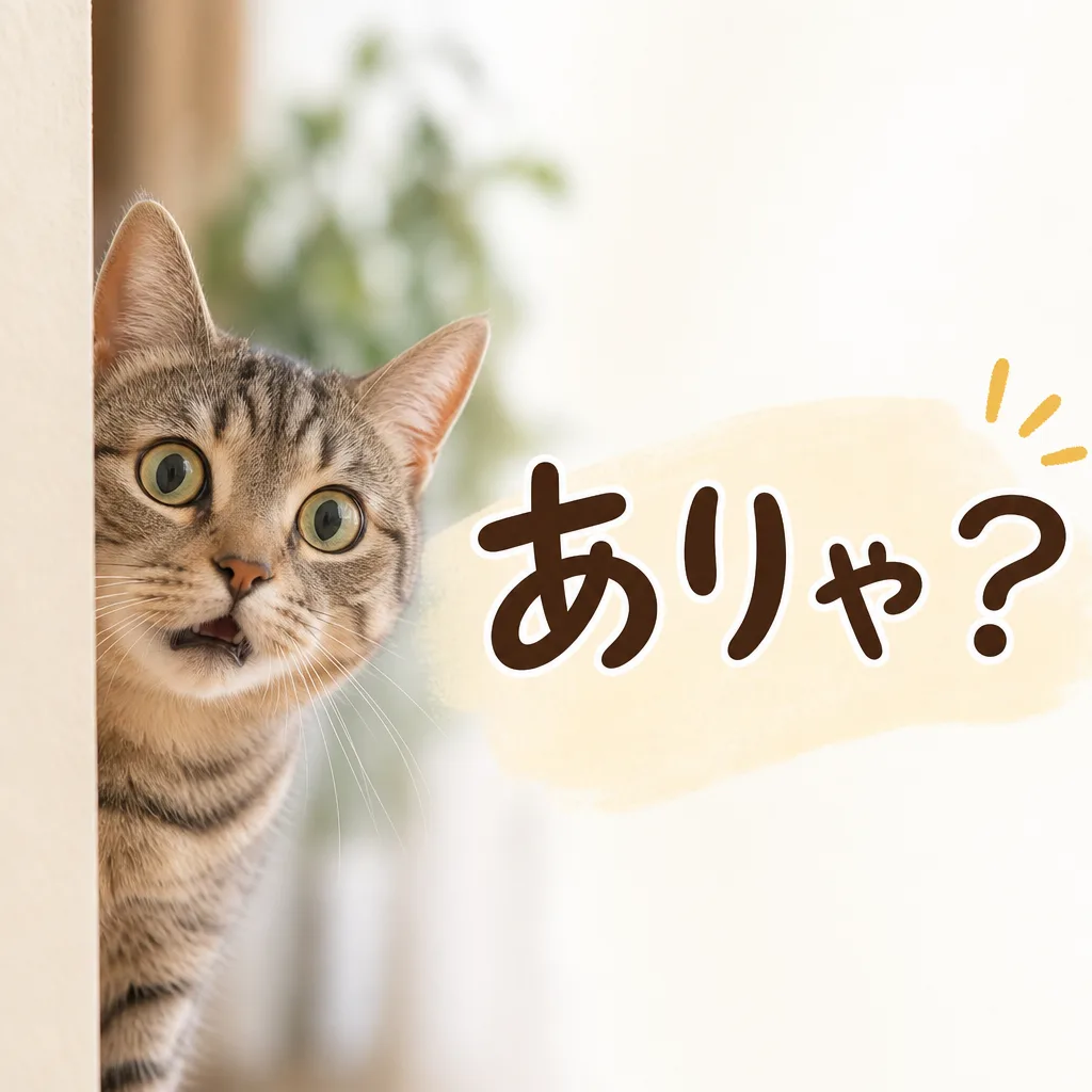 ありゃ？