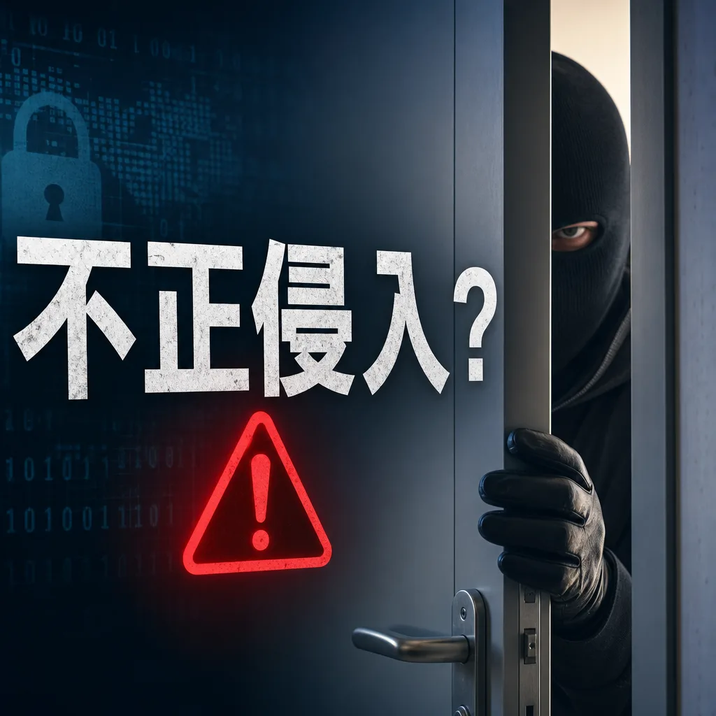 不正侵入?