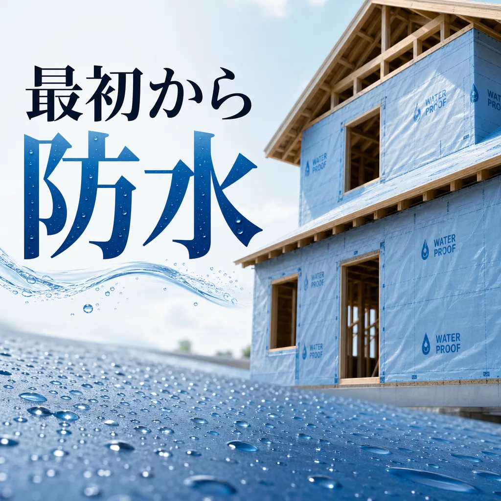 最初から防水