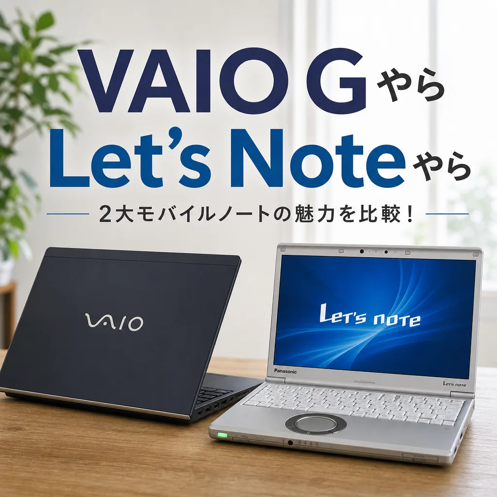 VAIO GやらLet's Noteやら