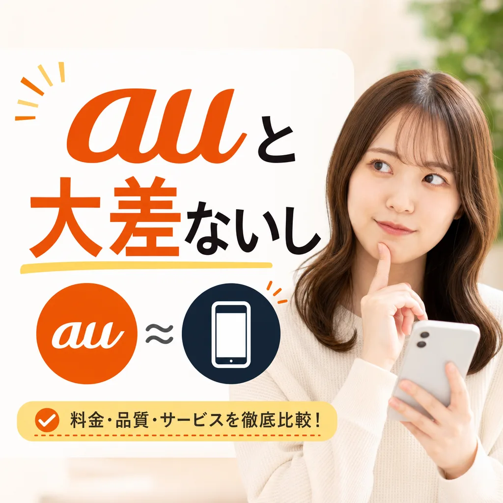 auと大差ないし