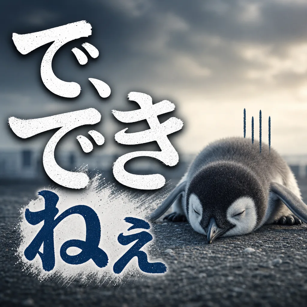で、できねぇ