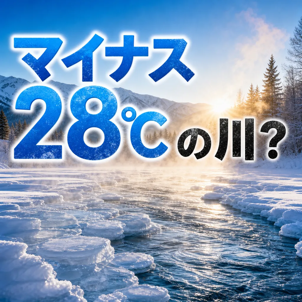 マイナス28℃の川？