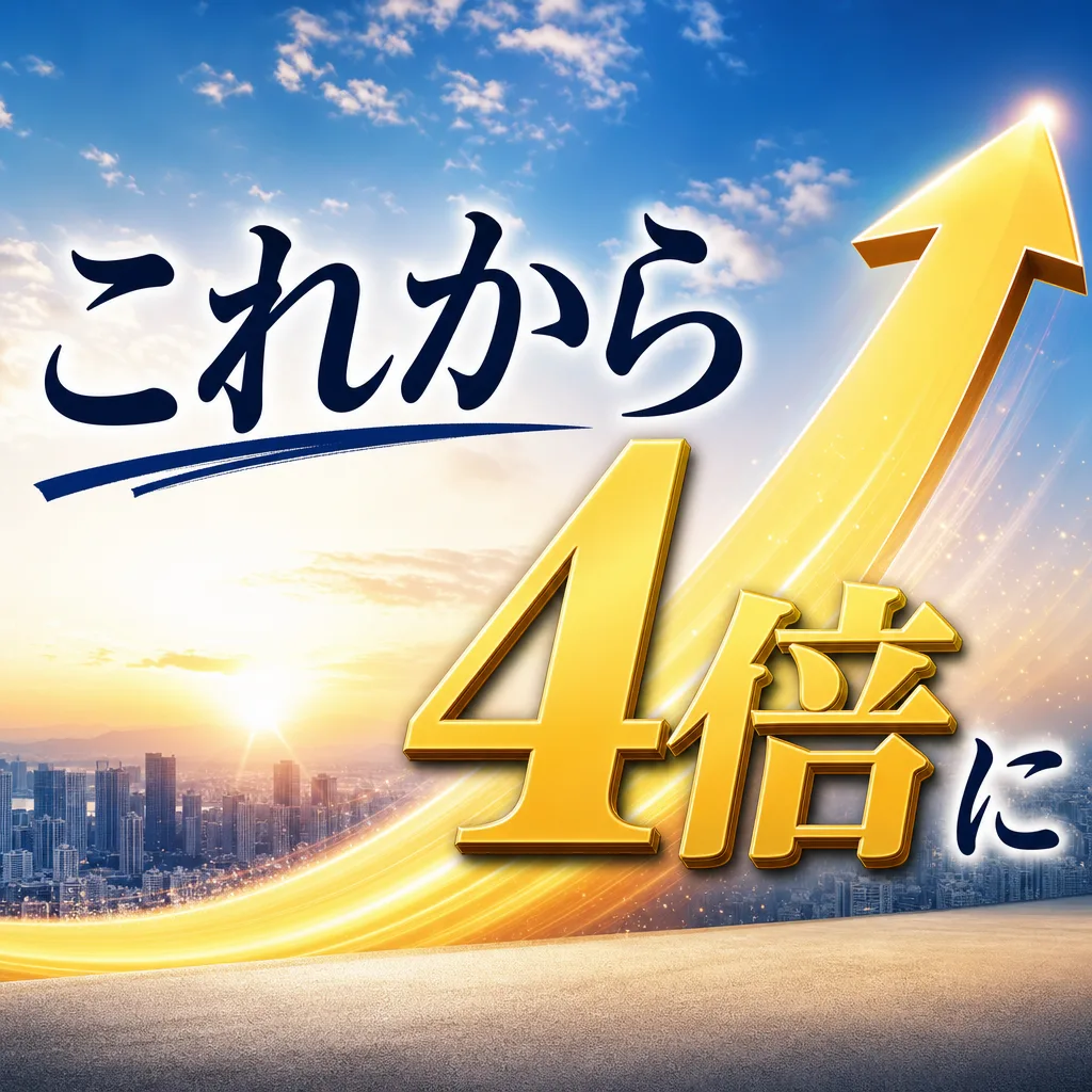 これから4倍に