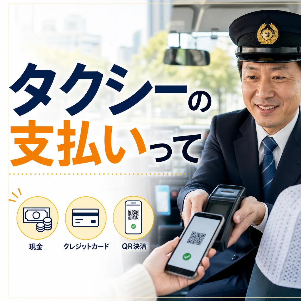 タクシーの支払いって