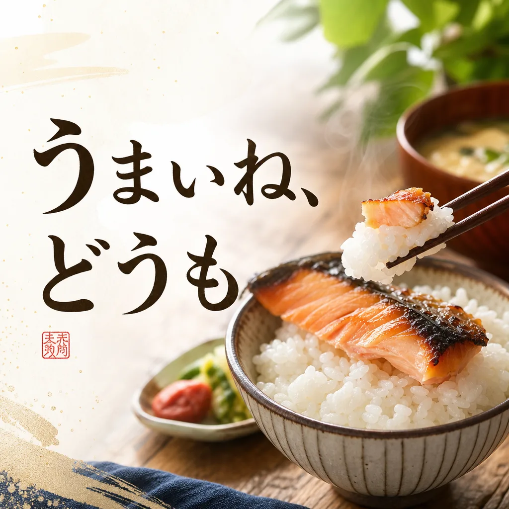 うまいね、どうも