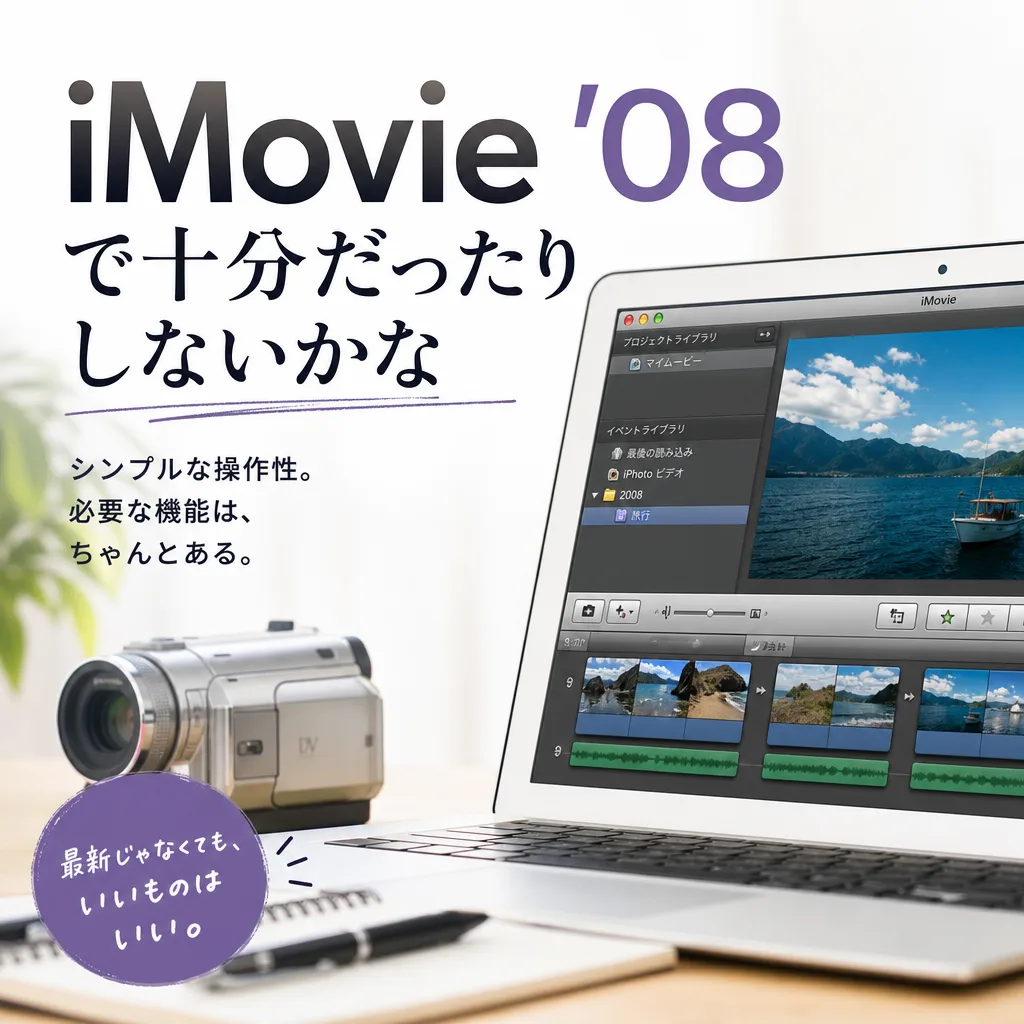 iMovie '08で十分だったりしないかな