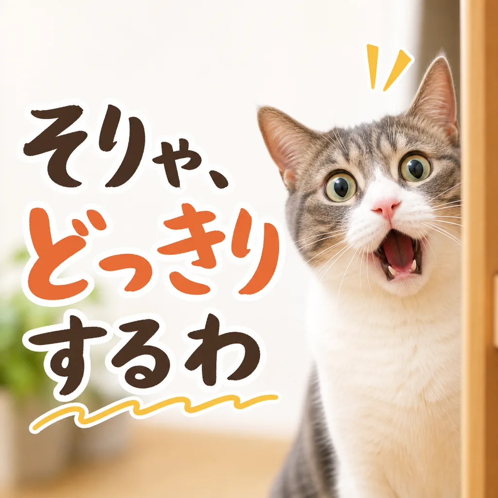 そりゃ、どっきりするわ