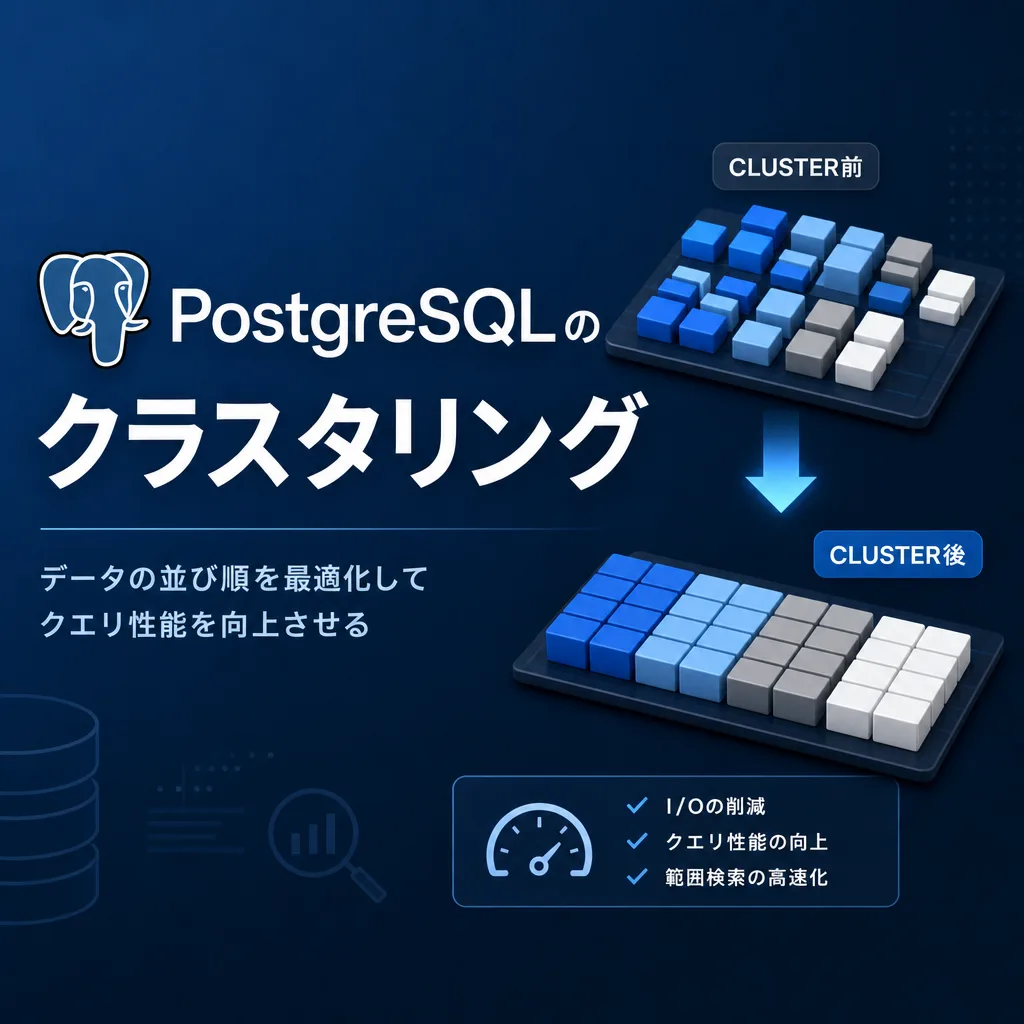 PostgreSQLのクラスタリング