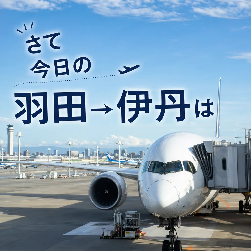 さて今日の羽田→伊丹は