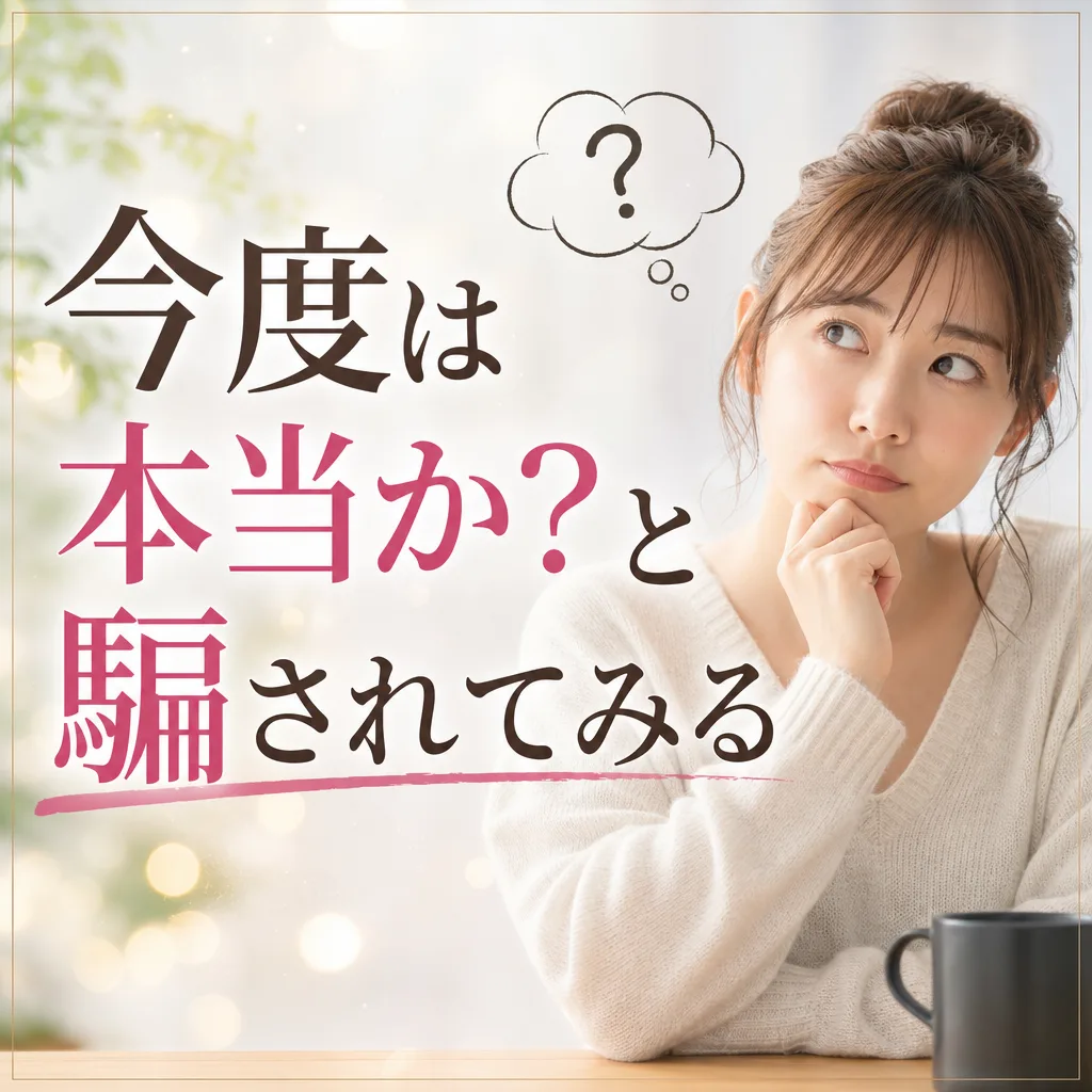 今度は本当か?と騙されてみる