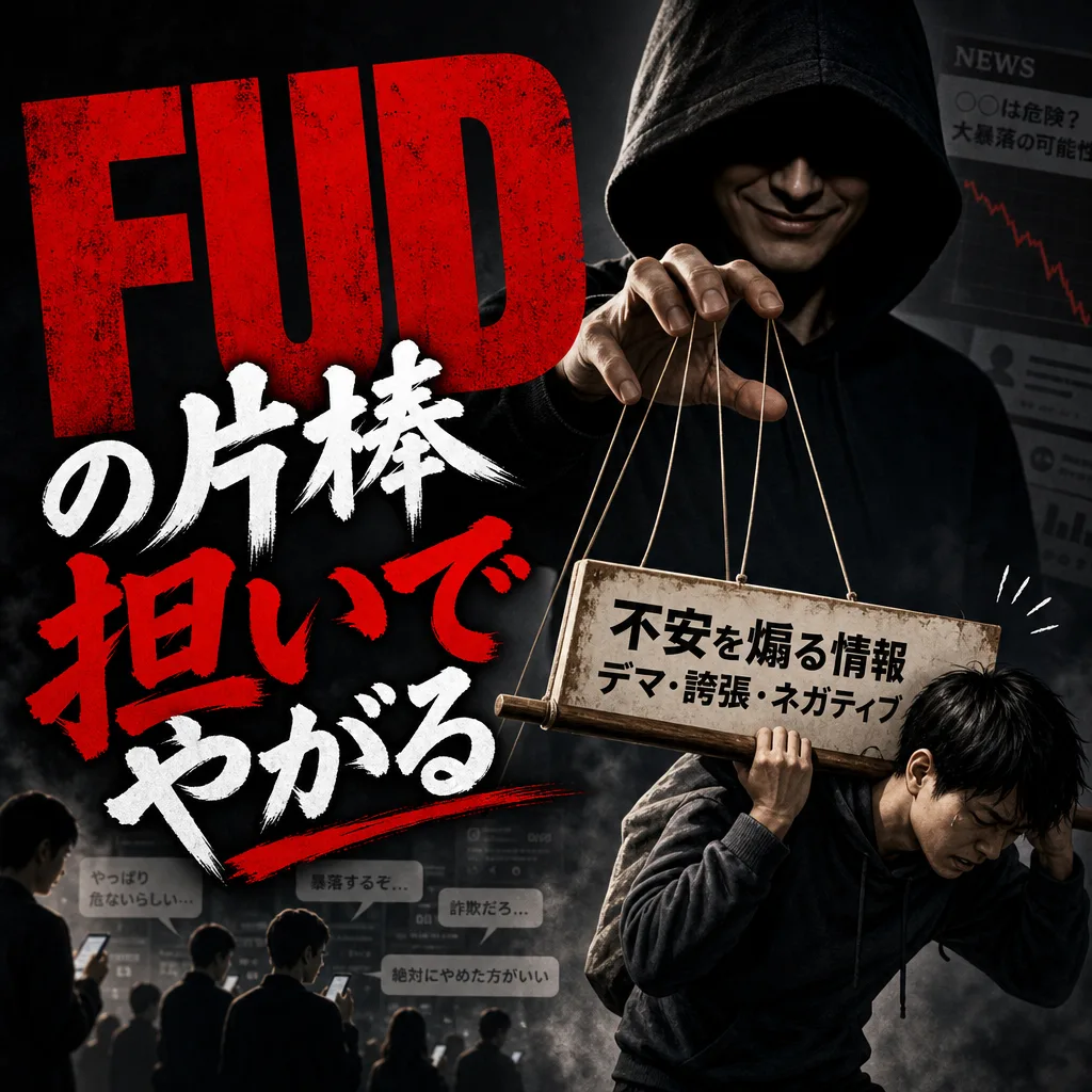 FUDの片棒担いでやがる