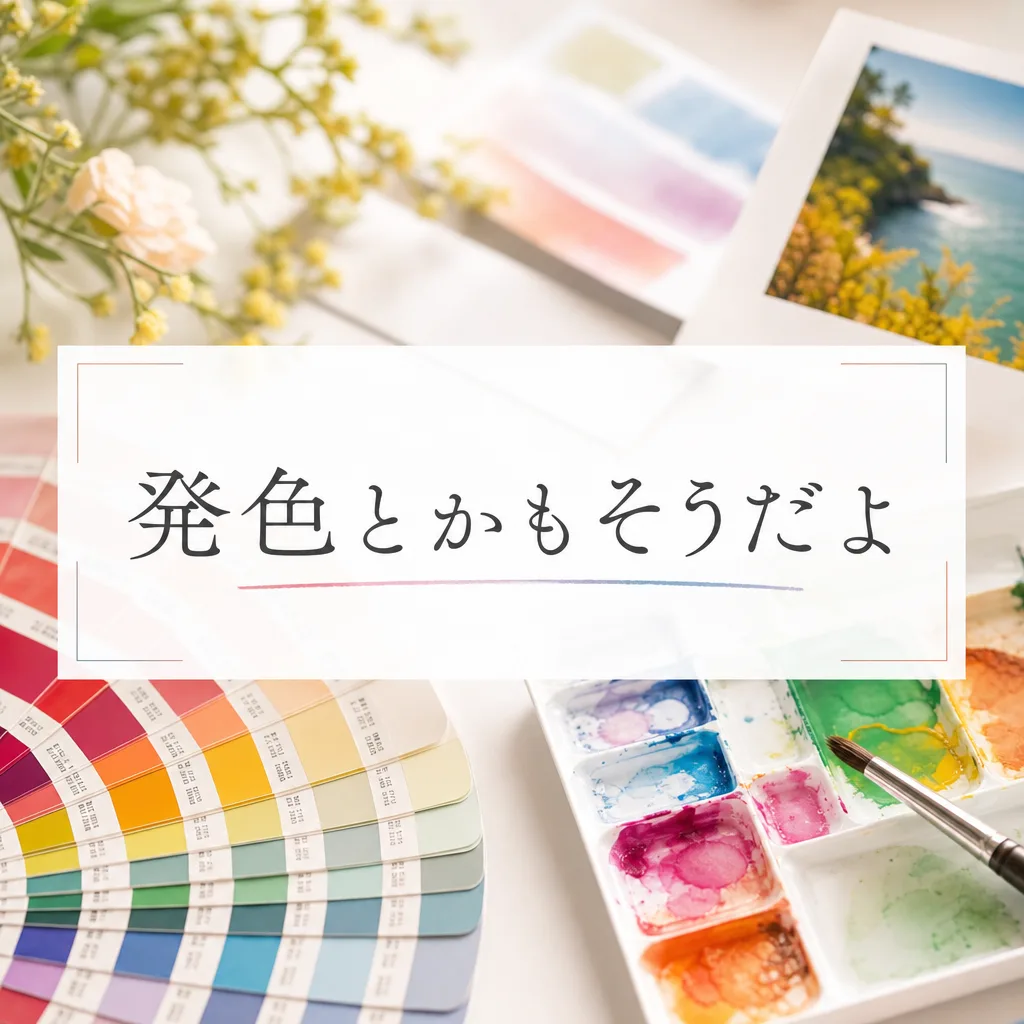 発色とかもそうだよ
