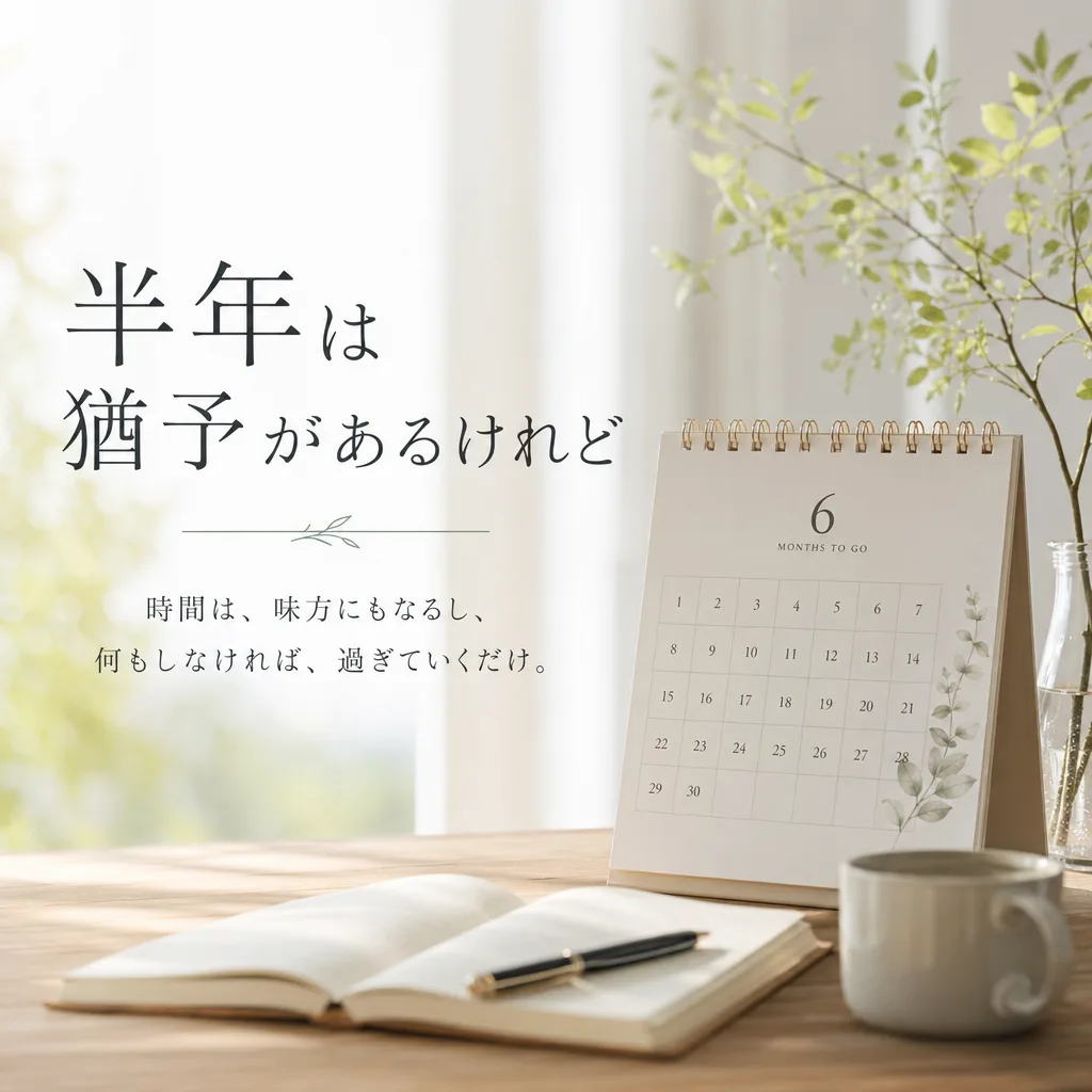 半年は猶予があるけれど