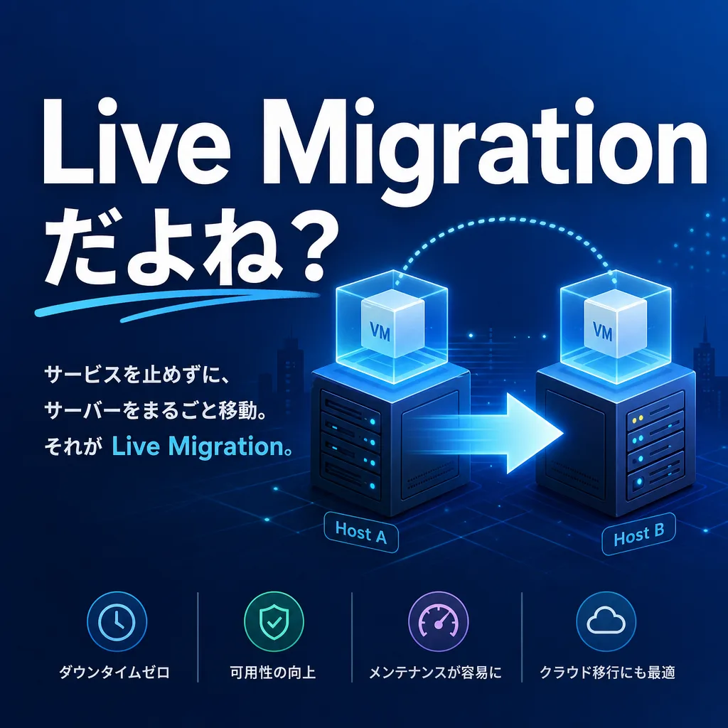Live Migrationだよね?