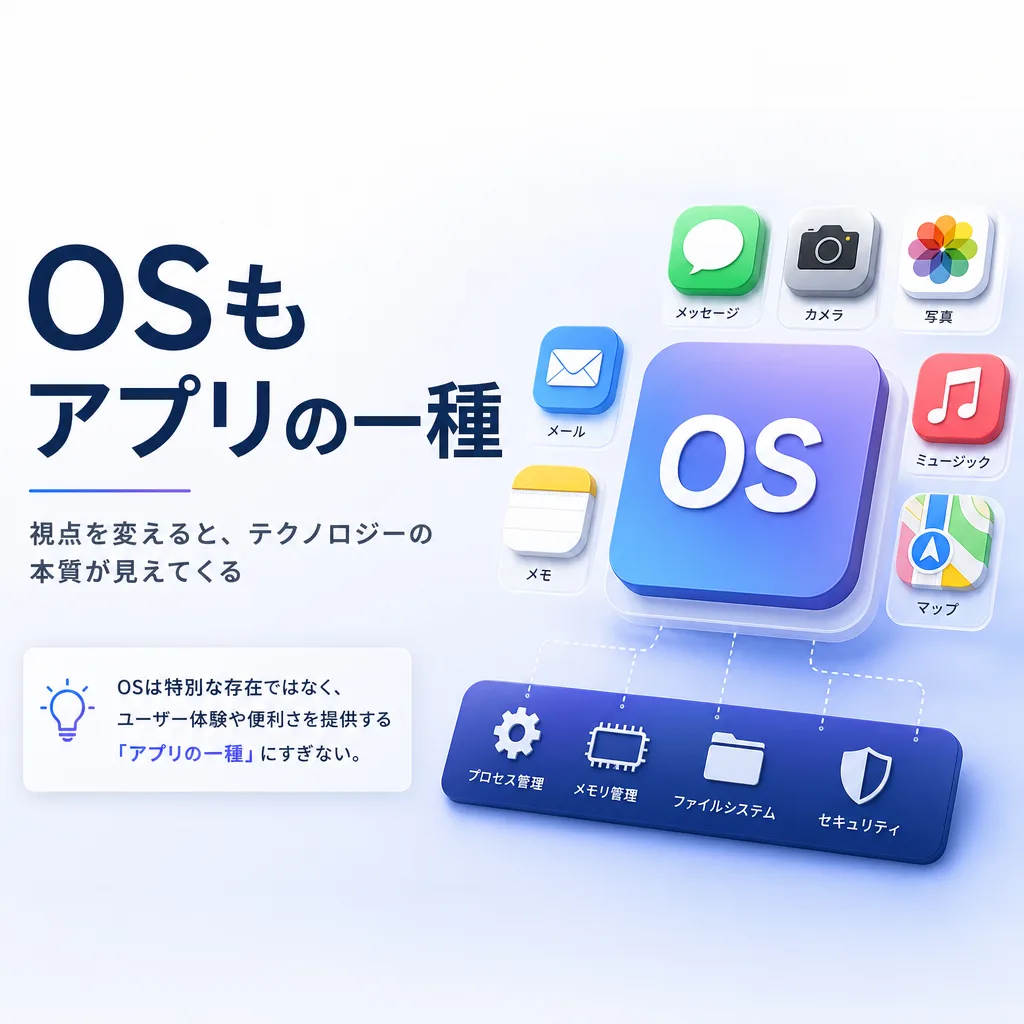 OSもアプリの一種