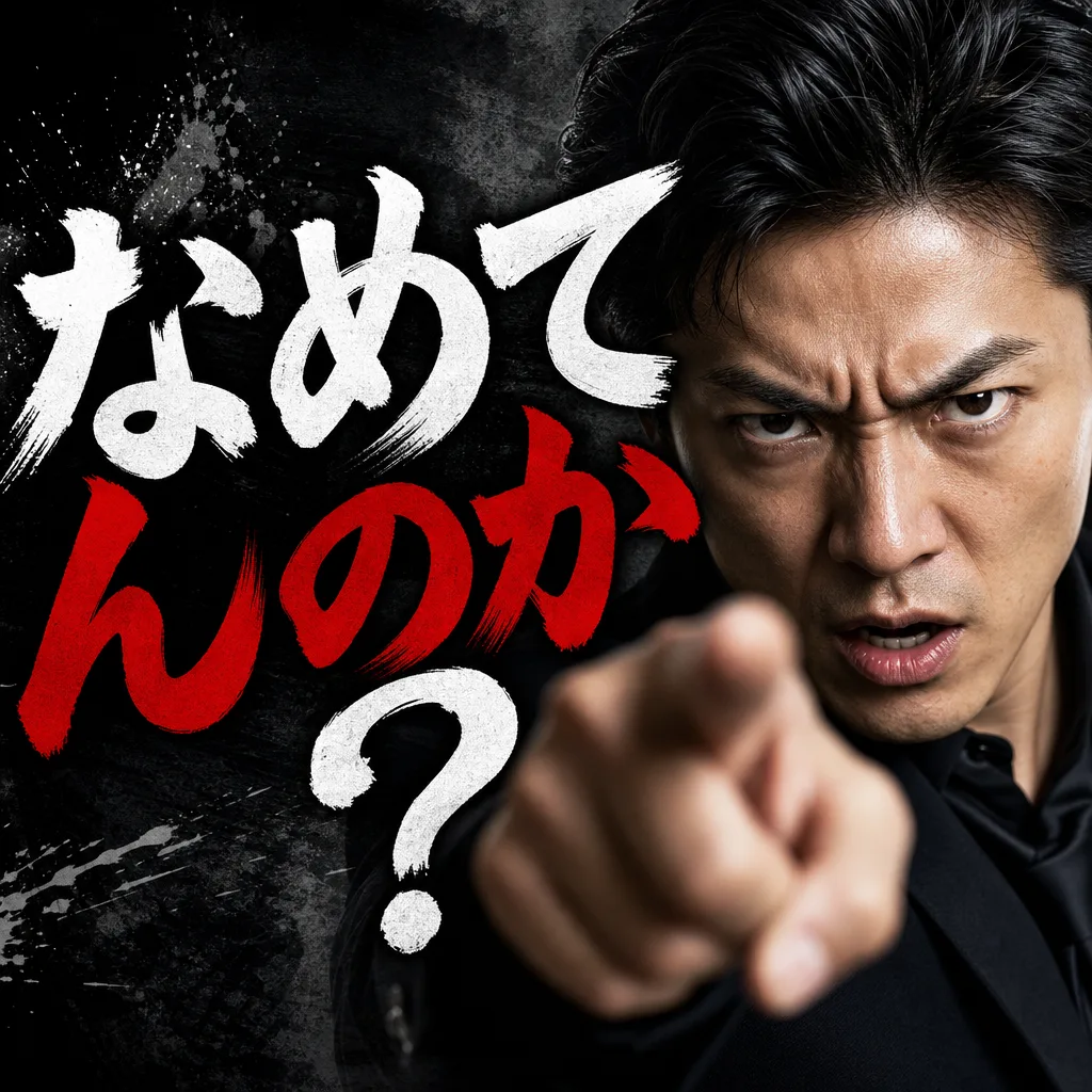 なめてんのか?