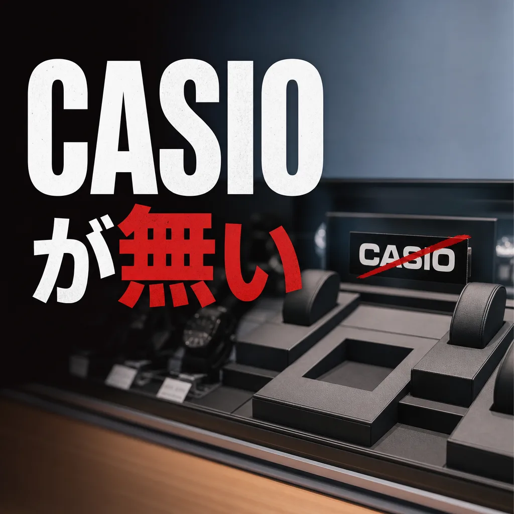 CASIOが無い