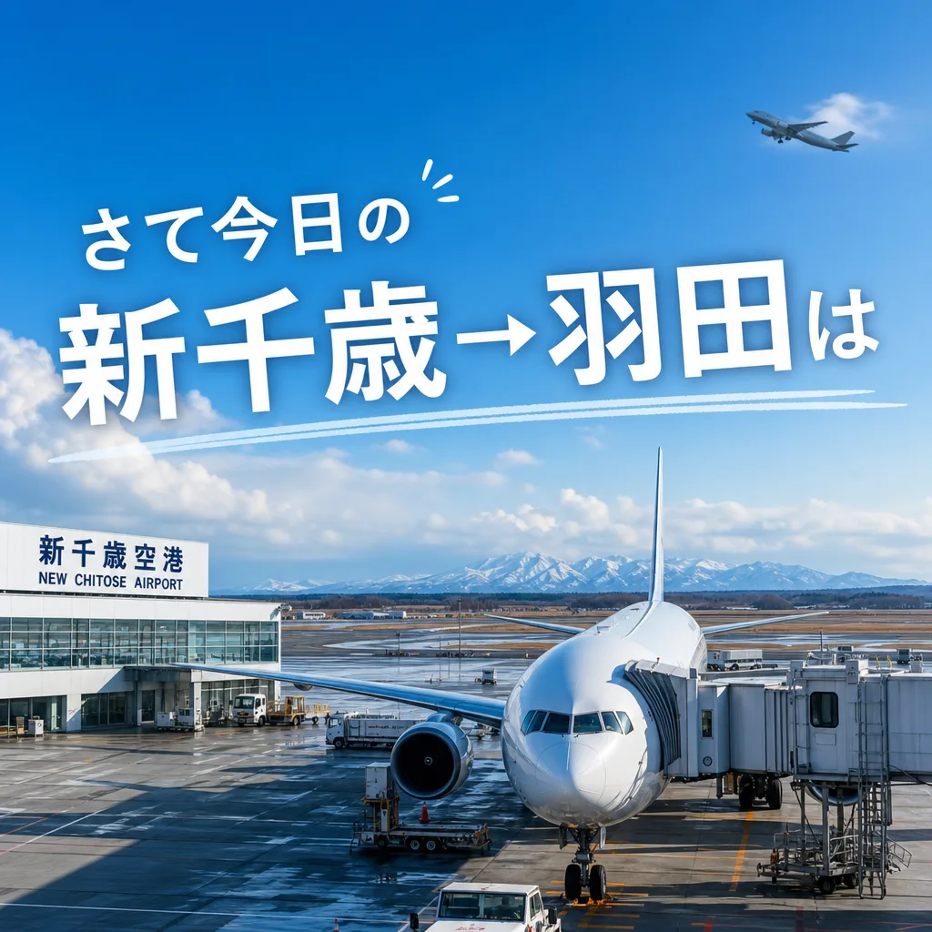 さて今日の新千歳→羽田は