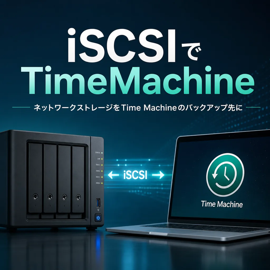 iSCSIでTimeMachine