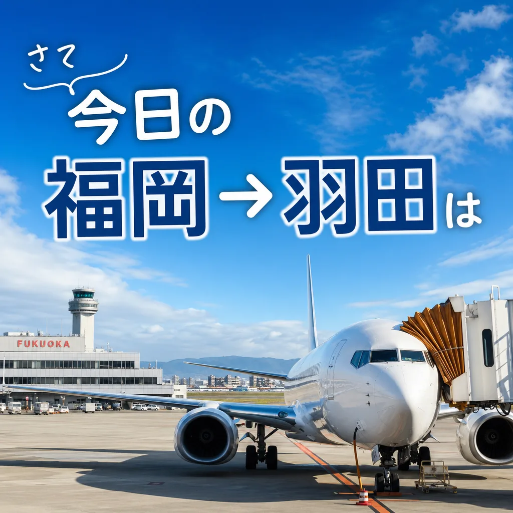 さて今日の福岡→羽田は