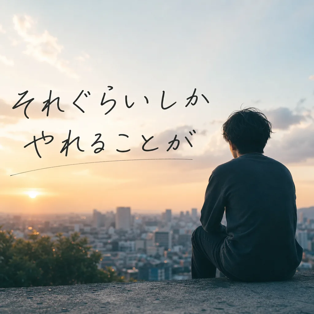 それぐらいしかやれることが