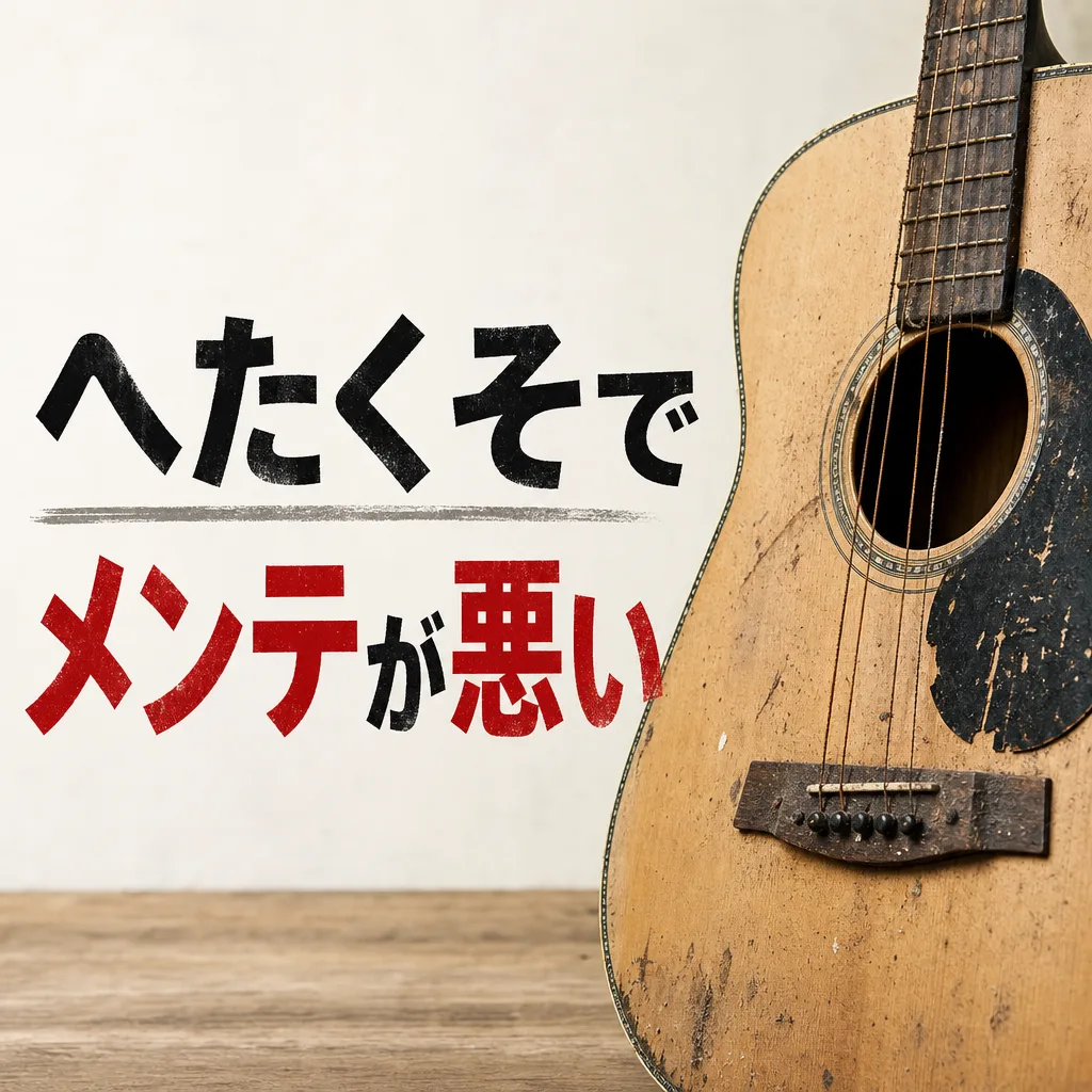 へたくそでメンテが悪い
