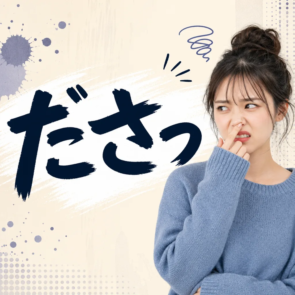 ださっ