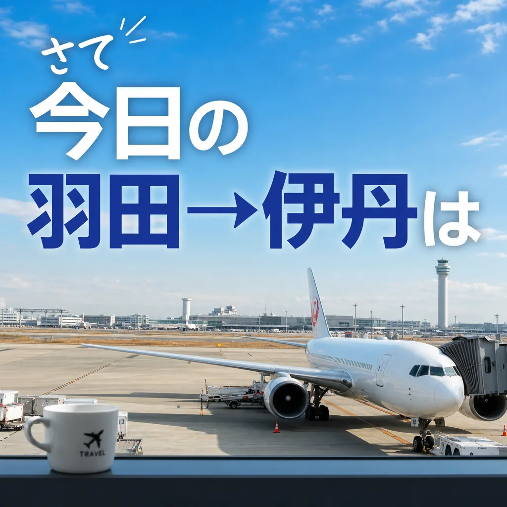 さて今日の羽田→伊丹は
